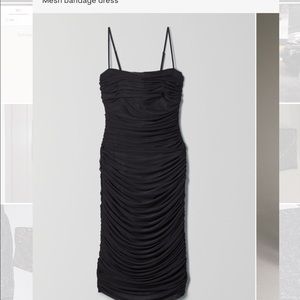 Ruched bodycon dress